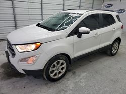 Copart select cars for sale at auction: 2019 Ford Ecosport SE
