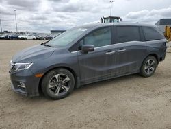 Salvage cars for sale at Nisku, AB auction: 2020 Honda Odyssey EXL