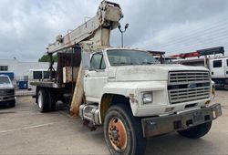 Salvage trucks for sale at Grand Prairie, TX auction: 1988 Ford F800 F