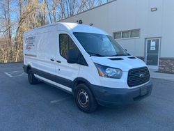 Salvage cars for sale at North Billerica, MA auction: 2017 Ford Transit T-350