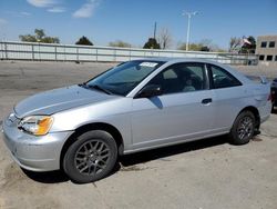 Salvage cars for sale at Littleton, CO auction: 2001 Honda Civic LX
