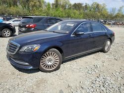 Salvage cars for sale from Copart Waldorf, MD: 2020 Mercedes-Benz S 560 4matic