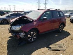 Salvage cars for sale from Copart Elgin, IL: 2018 Subaru Forester 2.5I
