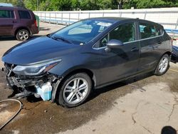 Chevrolet salvage cars for sale: 2017 Chevrolet Cruze LT