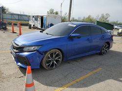 Salvage cars for sale at Pekin, IL auction: 2017 Honda Civic SI