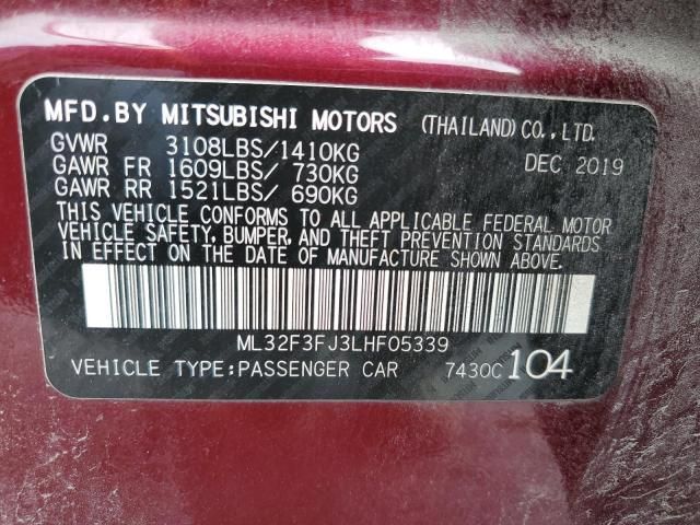 2020 Mitsubishi Mirage G4 ES