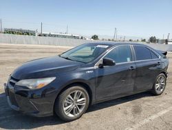 Salvage cars for sale at Van Nuys, CA auction: 2017 Toyota Camry Hybrid