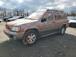 Nissan Pathfinder salvage cars for sale: 2002 Nissan Pathfinder LE