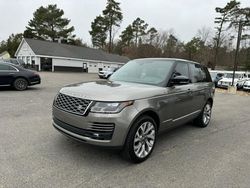 Salvage cars for sale at North Billerica, MA auction: 2018 Land Rover Range Rover Supercharged