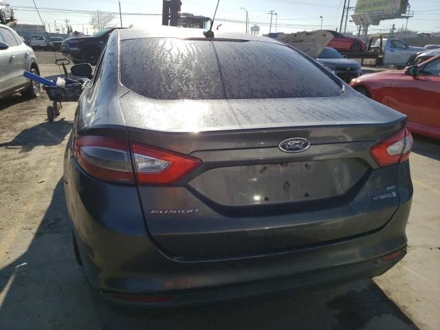 2016 Ford Fusion SE Hybrid