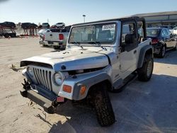 Vehiculos salvage en venta de Copart Houston, TX: 2004 Jeep Wrangler / TJ SE