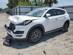 Salvage cars for sale at Riverview, FL auction: 2021 Hyundai Tucson Limited