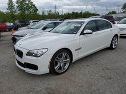 BMW salvage cars for sale: 2014 BMW 750 LXI