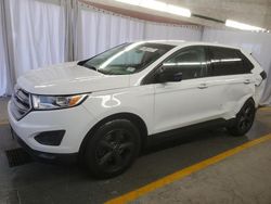 Salvage cars for sale at Dyer, IN auction: 2017 Ford Edge SE