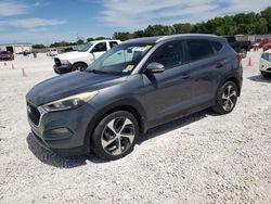 Salvage cars for sale at New Braunfels, TX auction: 2016 Hyundai Tucson Limited
