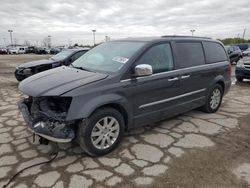 Salvage cars for sale at Indianapolis, IN auction: 2012 Chrysler Town & Country Touring L