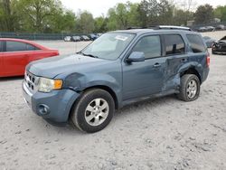 Salvage cars for sale at Madisonville, TN auction: 2012 Ford Escape Limited