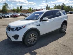 Land Rover Discovery Sport se salvage cars for sale: 2017 Land Rover Discovery Sport SE