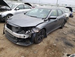 Salvage cars for sale at Elgin, IL auction: 2018 Honda Civic EX
