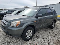 Salvage cars for sale at Franklin, WI auction: 2007 Honda Pilot LX