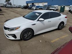 Salvage cars for sale at Woodhaven, MI auction: 2020 KIA Optima LX