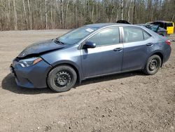 Toyota Corolla Vehiculos salvage en venta: 2015 Toyota Corolla L