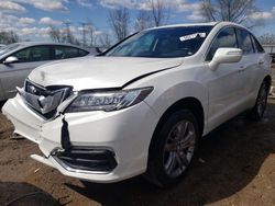 Salvage cars for sale at Elgin, IL auction: 2017 Acura RDX Technology