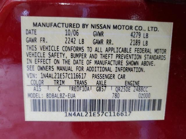 2007 Nissan Altima 2.5