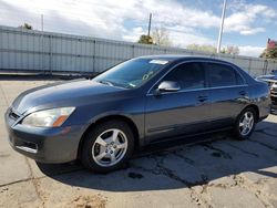 Salvage cars for sale at Littleton, CO auction: 2006 Honda Accord Hybrid