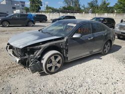 Salvage cars for sale from Copart Opa Locka, FL: 2009 Acura TSX