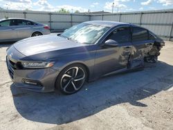 Salvage cars for sale from Copart Walton, KY: 2019 Honda Accord Sport