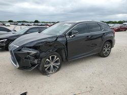 Salvage cars for sale from Copart San Antonio, TX: 2017 Lexus RX 350 Base