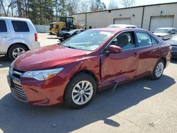 Salvage cars for sale at Ham Lake, MN auction: 2016 Toyota Camry LE