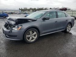 Salvage cars for sale from Copart Pennsburg, PA: 2015 Volkswagen Passat SE