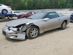 Salvage cars for sale at Gainesville, GA auction: 2002 Chevrolet Camaro