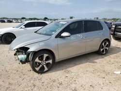 Salvage cars for sale at San Antonio, TX auction: 2018 Volkswagen Golf S