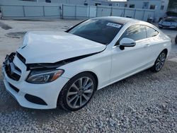 Salvage vehicles for parts for sale at auction: 2018 Mercedes-Benz C300