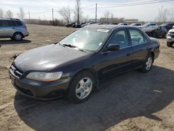 Salvage cars for sale from Copart Montreal Est, QC: 2000 Honda Accord EX