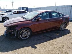 Salvage cars for sale at Greenwood, NE auction: 2015 Ford Fusion Titanium