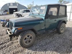 Salvage cars for sale at Wichita, KS auction: 1995 Jeep Wrangler / YJ S
