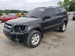 Salvage cars for sale at Dunn, NC auction: 2005 Toyota Sequoia Limited