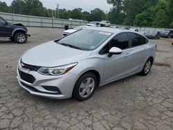 Vehiculos salvage en venta de Copart Shreveport, LA: 2017 Chevrolet Cruze LS