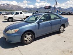 Salvage cars for sale at Farr West, UT auction: 2003 Toyota Camry LE