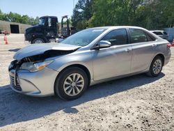 Salvage cars for sale at Knightdale, NC auction: 2016 Toyota Camry LE