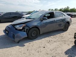 Salvage cars for sale from Copart Houston, TX: 2014 Toyota Corolla L