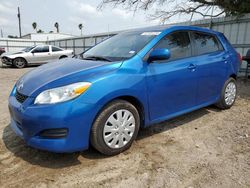 Salvage cars for sale from Copart Mercedes, TX: 2009 Toyota Corolla Matrix