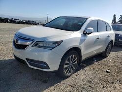Salvage cars for sale at Vallejo, CA auction: 2015 Acura MDX Technology