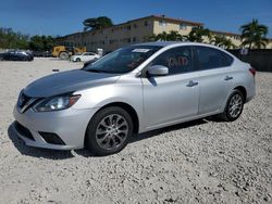 Salvage cars for sale from Copart Opa Locka, FL: 2018 Nissan Sentra S