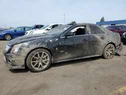 Salvage cars for sale at Woodhaven, MI auction: 2012 Cadillac CTS-V