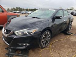 Salvage cars for sale from Copart Elgin, IL: 2016 Nissan Maxima 3.5S